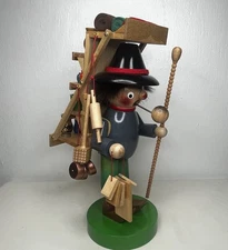 STEINBACH Smoker 'Mercator' Peddler  with Incense Made in Germany Wood Christmas