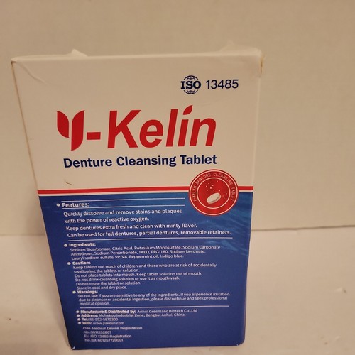 Y-Kelin Denture Cleansing Tablets 96 Tablets Per Box # 13485 - Picture 3 of 6