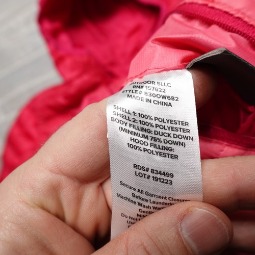 Eddie Bauer Jacket Girls Large 14/16 Pink Puffer Full Zip Outdoor Lightweight - Picture 4 of 8