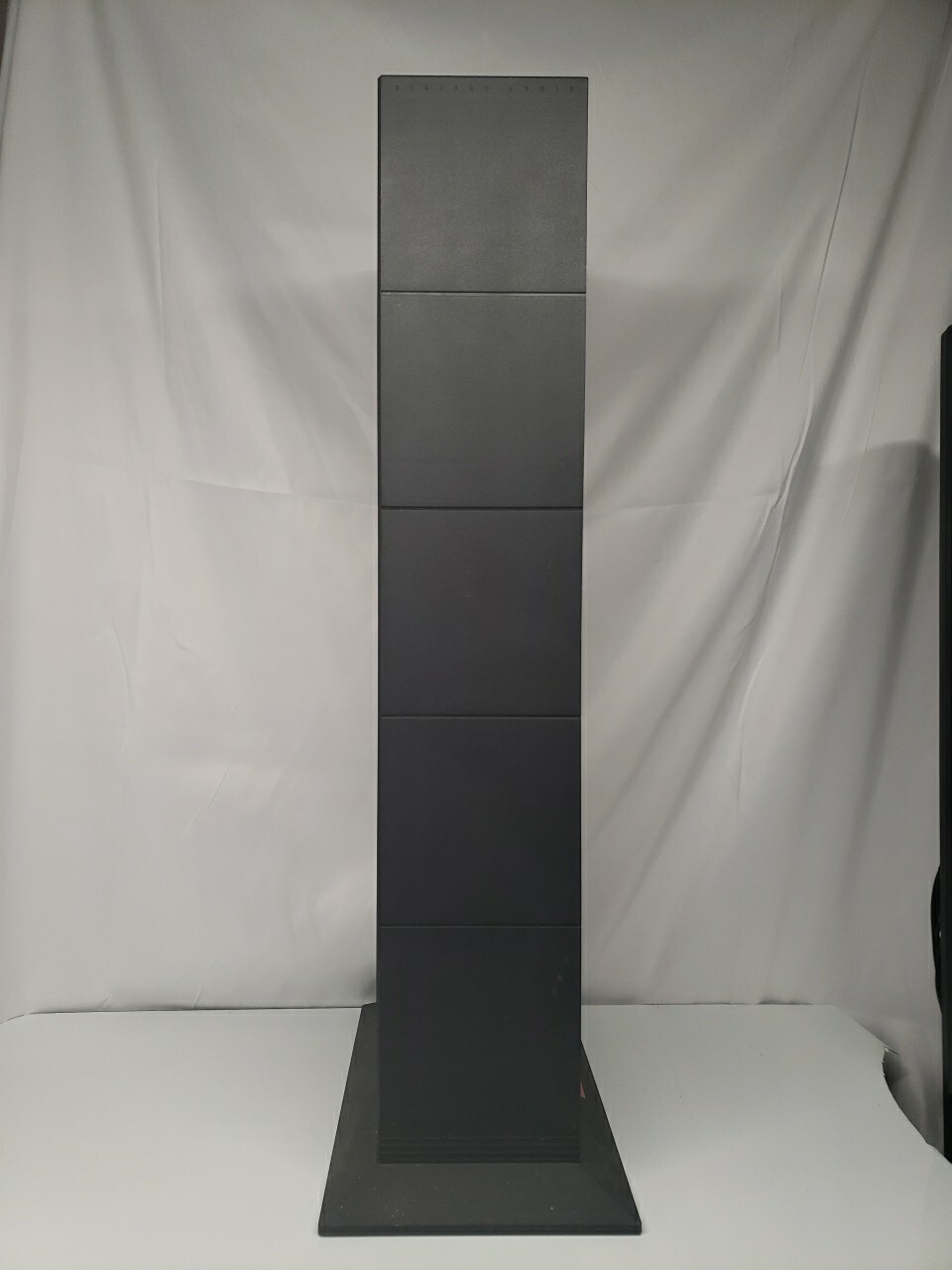 Laserline 100 CD Tower Storage Rack Display Case Black Floor Stand