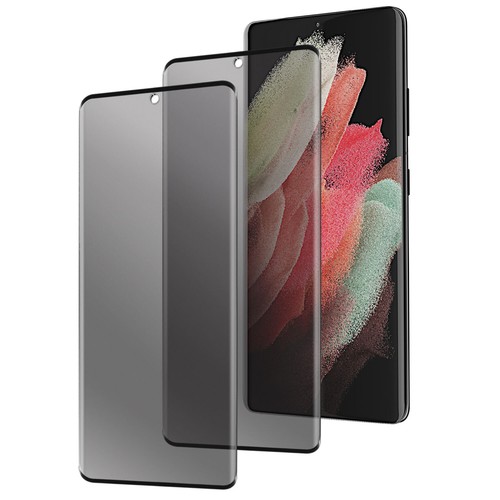 Paquete de 2 protectores de pantalla de vidrio templado de privacidad para Samsung S21 Ultra/S21+/S21 FE - Imagen 7 de 36