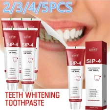 1-5PCS Sip-4 100g Probiotic Brightening & Stain Removing Fresh Breath Toothpaste