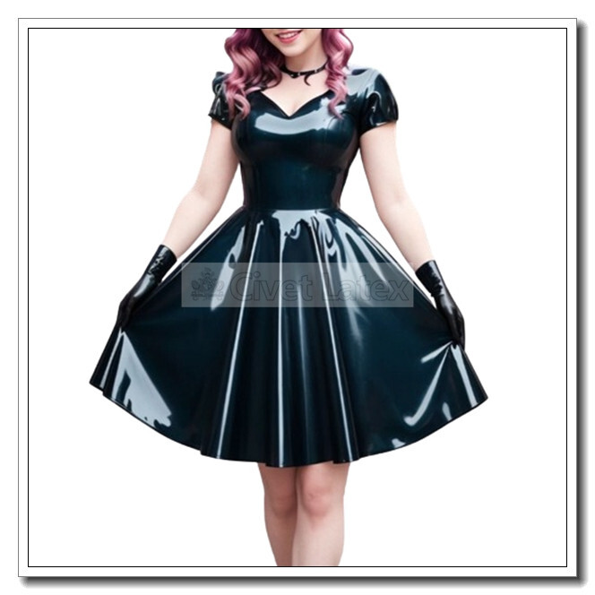 green emerald velvet dress Women's Shiny Metallic A-Line Mini Dress main image 1