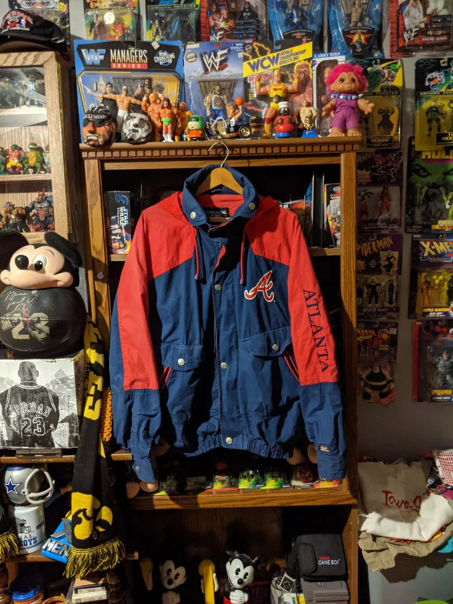 Vintage 90s Mirage Men's MLB Atlanta Braves Jacket sz XXL Pre Owned