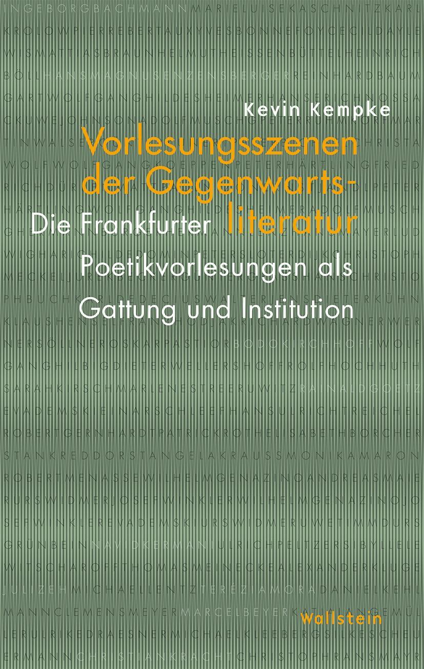 Thumbnail - Vorlesungsszenen Der Gegenwartsliteratur | Kempke, Kevin