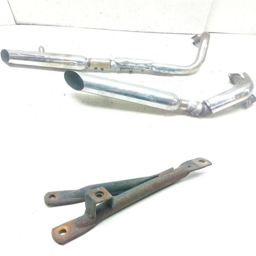 00 Yamaha V Star XVS 650 JARDINE Full Exhaust Header Head Pipe Muffler
