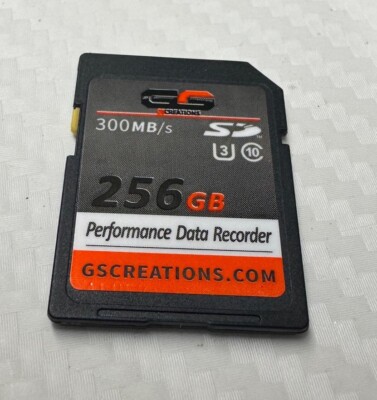 Performance Data Recorder PDR 256GB SD Memory Card For Cadillac