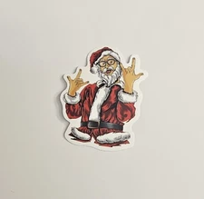 Rad Santa Clause Hip Skateboard Waterproof Sticker Cool Decal