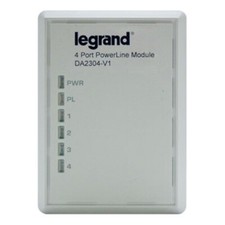 Legrand DA2304-V1 4 Port Powerline Network Adapter