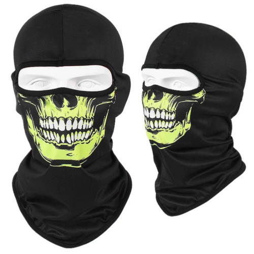 Balaclava Tactical UV Protection Skull Full Face Mask Ghost Printed Ski Sun Hood - Picture 25 of 60