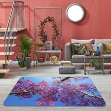 3D Pink Flower Trees NAO9728 Game Rug Mat Elegant Photo Carpet Mat Fay