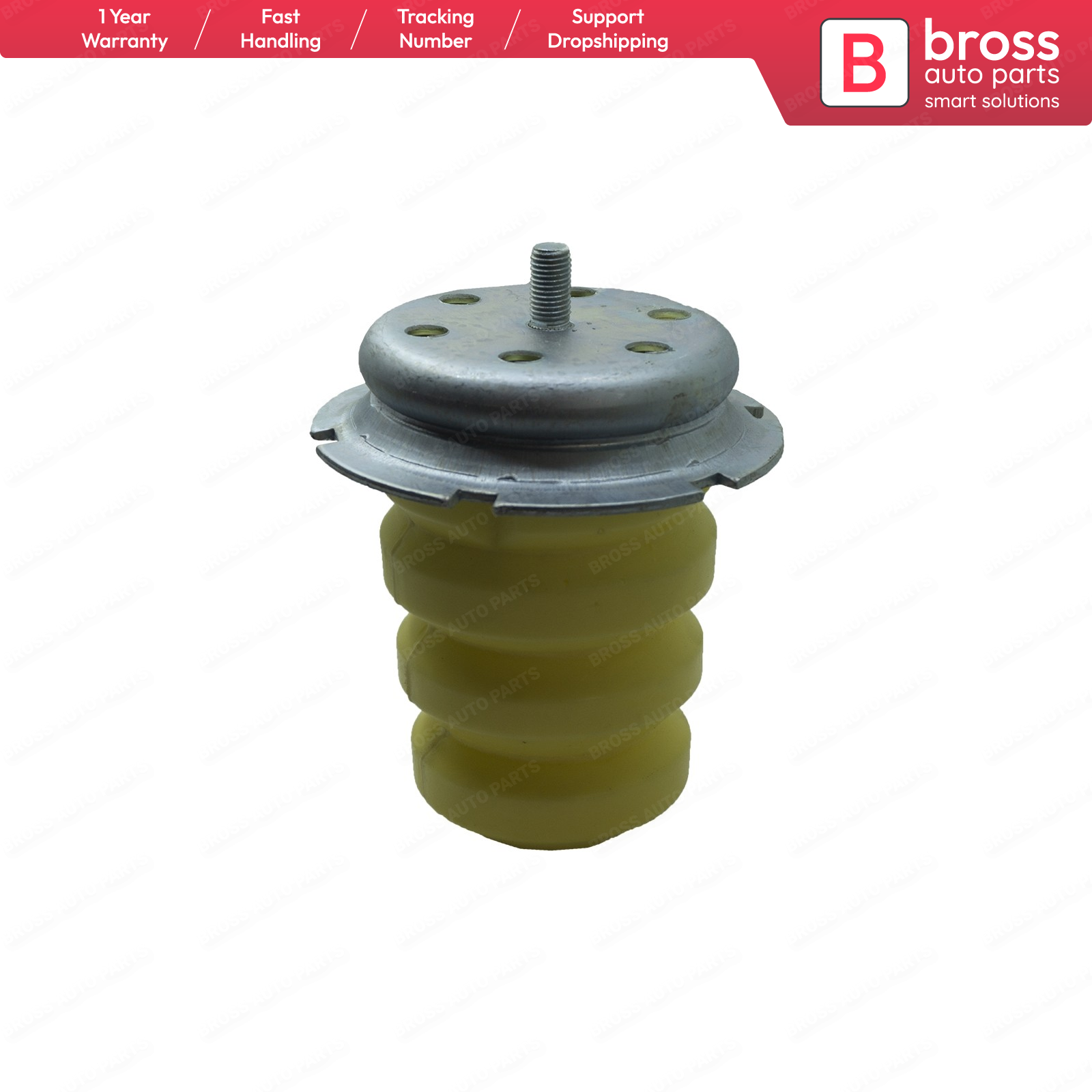 FORD TRANSIT MK6 2x Rear Leaf Suspension Bump Stop Rubber Buffers