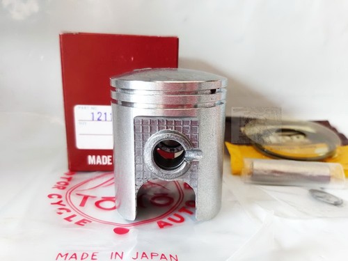 FOR Suzuki TS100 TC100 '73-77 GT185 '73-77 Piston & Rings & Pin STD New DIA=49mm - Picture 3 of 7