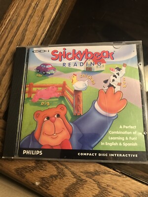 Jeu Stickeybear Reading Pour Philips CD-i - Bon état - Rétro Gaming