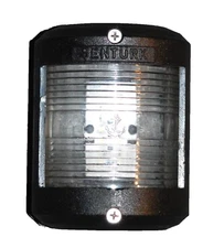 12V - 24V LED Stern Navigation Light Black Body Marine Boat Yacht Up To 25m