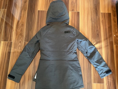 Burton Jet Set Jacket Ski Insulated Waterproof Black Heather Womens SZ XXS 2XS - Picture 7 of 16