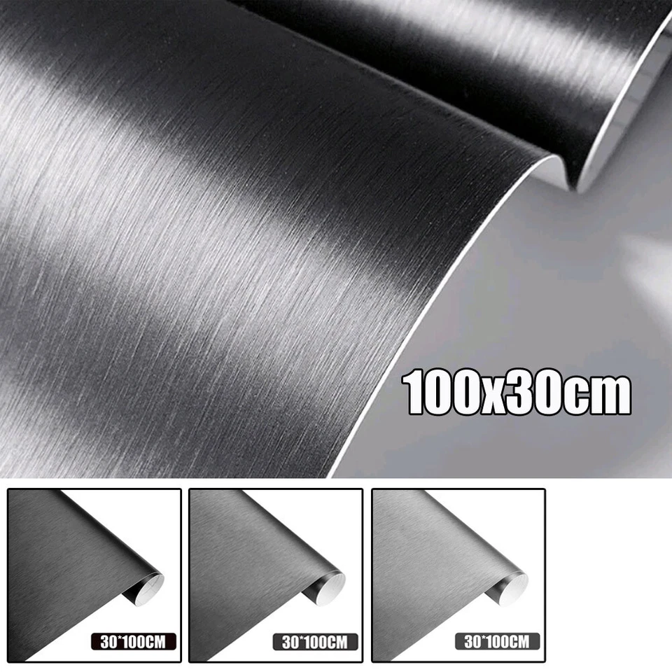 Матовая матовая алюминиевая виниловая наклейка автомобильная устойчивая к царапинам пленка аксессуар - Изображение 2 из 4