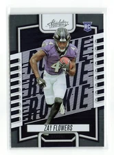 ZAY FLOWERS #111 RC 2023 PANINI ABSOLUTE RAVENS