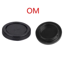 2x Camera Body Covers OM Front Caps for Olympus SLR OM4-3 OM 4/3 Mount Replace