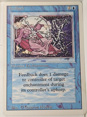 Feedback - Revised Edition Core Set - Magic the Gathering MTG Nice!