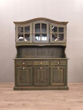 75161 Credenza in legno verde tre sportelli