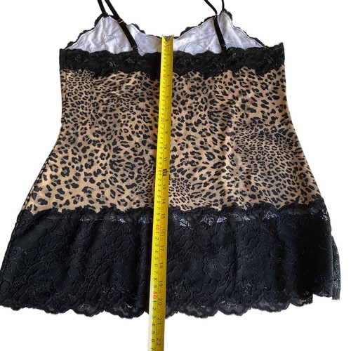 Canotta pigiama donna Soma L stampa leopardata 80% nylon 20% spandex - Foto 5 di 5