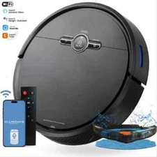 3600PA Robot Vacuum Cleaner Smart Wireless Auto Charge Wi-Fi with Alexa Google