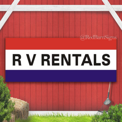 RV’s Rentals Advertising Banner Sign RV’s Rentals Sign | eBay