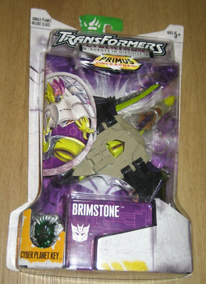 NEW SEALED TRANSFORMERS CYBERTRON PRIMUS UNLEASHED BRIMSTONE 2005 MOSC Hasbro