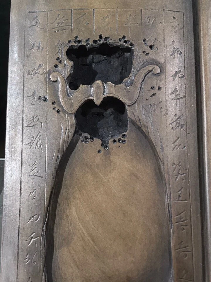 Tinta China 20,5 cm Piedra Tinta Huangshi Natural Tinta Amarilla Foto 2 de 4