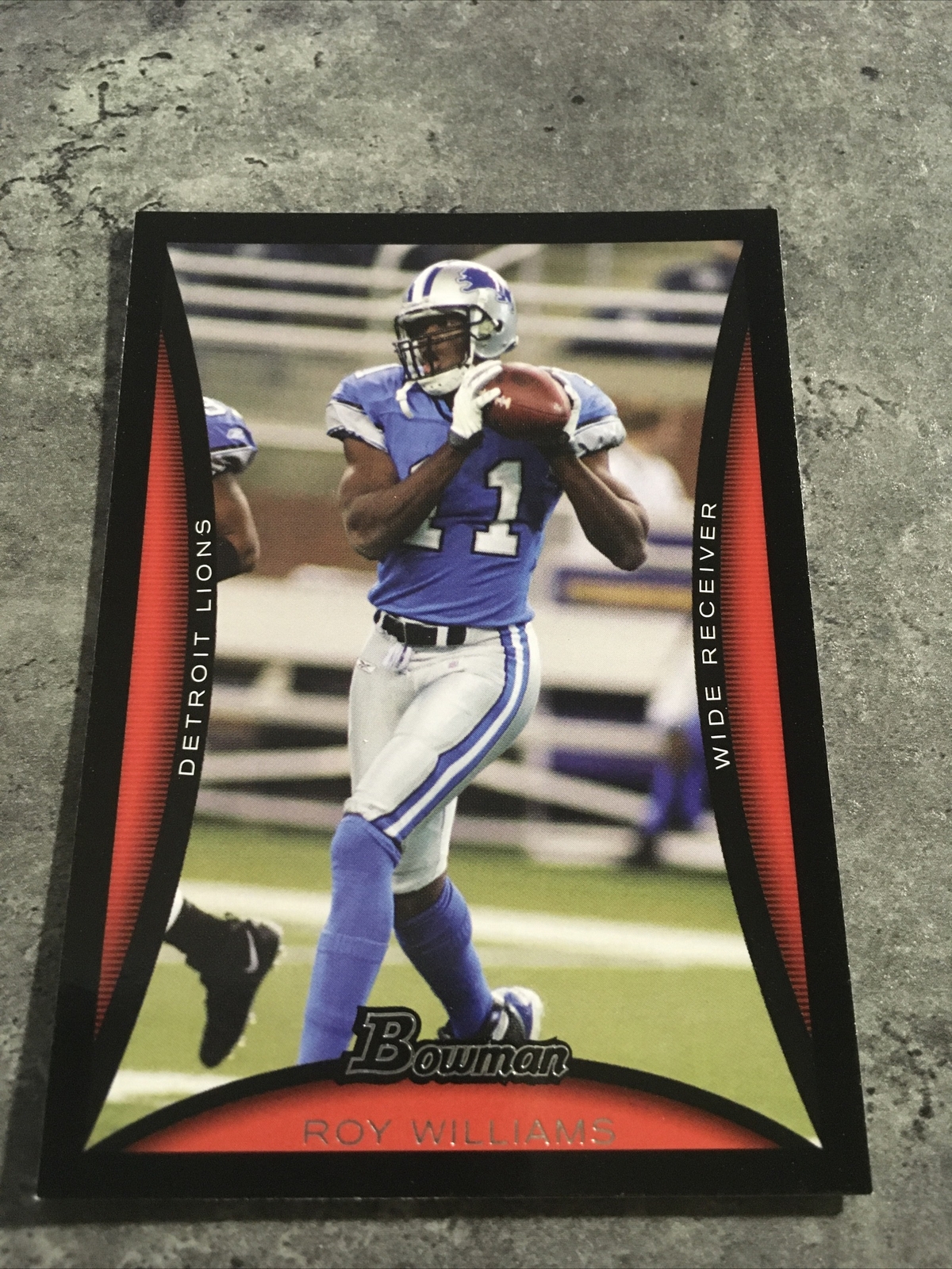 Roy Williams  Lions 2008 Bowman #76