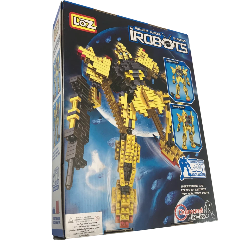 LOZ 3D Building Blocks iRobots Toy Ages 9+ Diamond Blocks 595 pcs 9353 D Series - Image 3 of 4