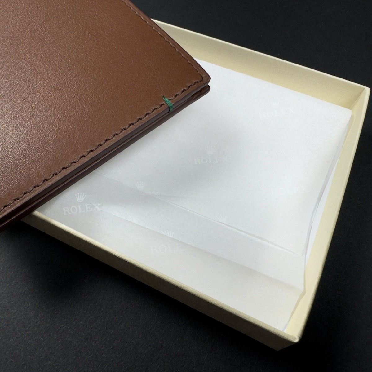 Rolex WALLET Brown Leather 2024 | eBay