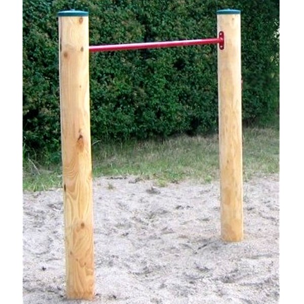 Reckstange Ø 12 Cm Rot Reck Massiv Turnstange Turnreck LäRche Holz Gym I-image