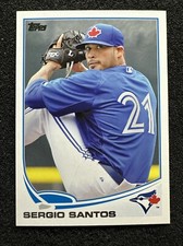 SERGIO SANTOS #363 2013 Topps Baseball QTY Toronto Blue Jays