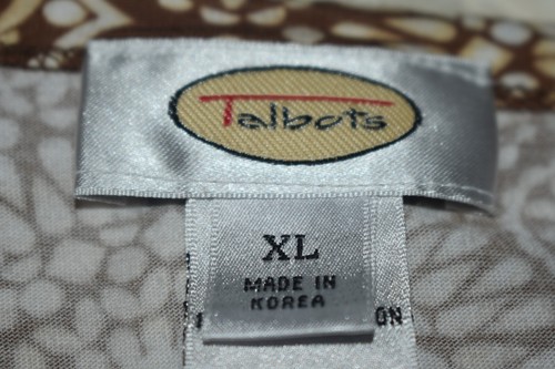 2 CROFT & BARROW BLUE & GREEN TEE & TALBOTS BROWN PULLOVER - WOMEN'S XL - Picture 8 of 8