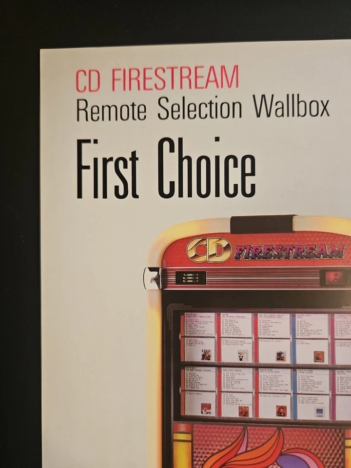 NSM CD Firestream Wallbox 1989/1990 Jukebox Promotional Flyer Brochure Adver. - Image 4 of 4