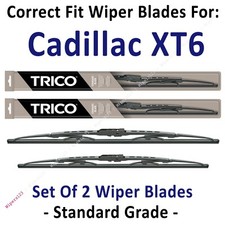 Wiper Blades 2-Pack Standard Wipers - fit 2019+ Cadillac XT6 - 30240/200