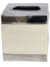 Square Tissue Box Cover Bathroom Kleenex Accessories Facial Tissue Holder