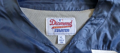 90s Starter Detroit Tigers Windbreaker Short Sleeve Size XL Orange/Blue Manager - Picture 5 of 10