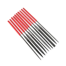 10Pcs Needle File Set- Hardened Alloy Steel Mini Set Includes Tapered Round H...