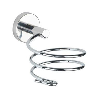WENKO Haartrocknerhalter Föhnhalter Fön-Wandhalterung Edelstahl BOSIO Shine