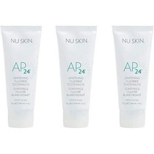 3 Pcs X Nuskin Nu Skin AP 24  Whitening Toothpaste New Sealed Exp 11/2026