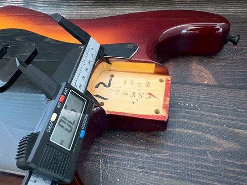 Cuerpo tipo Stratocaster Charvel CST-050-SSH años 90 marrón Sunburst hecho en Japón - Imagen 16 de 17