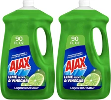 Ultra Liquid Dish Soap Vinegar and Lime Scent, Sparkling Clean Dishes, 90 Oz Bot