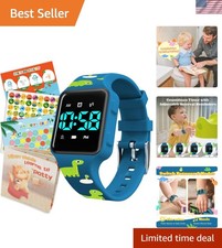 Toddler Potty Training Watch Set, Music Vibration Alarm Book/Chart Ages 2-6 ...