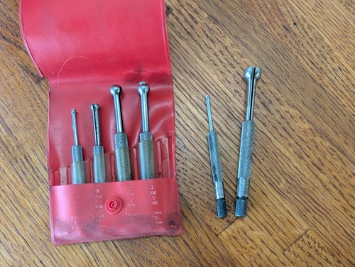 LS Starrett No. S829E 4er Set kleine Lochanzeigen - BONUS ZWEI ZUSÄTZLICHE!
