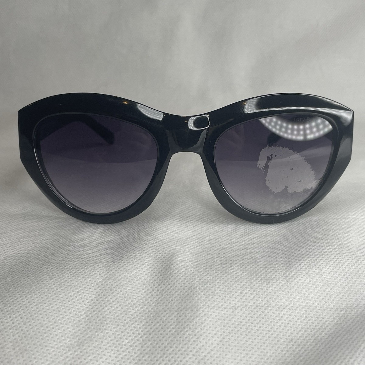 TORY BURSH CAT EYE SUNGLASSES PRE-OWNED EXCELLENT DONDITION !! Tory Burch TY7184U M (54 - 19) with Grey lenses and Black  main image 4
