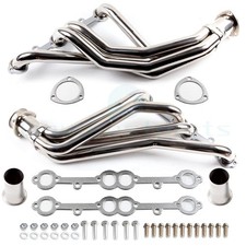 LONG TUBE SS RACING MANIFOLD HEADER EXHAUST FOR GMT C/K 5.0/5.7L SBC 1985-1991