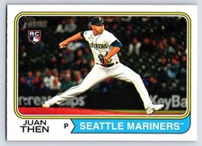 2023 Topps Heritage #610 Juan Then Seattle Mariners